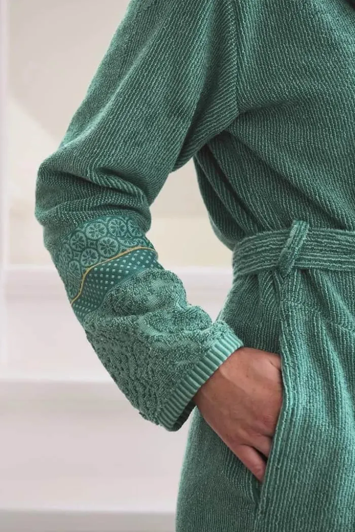 PIP Studio Soft Zellige Håndklæde B 70 x L 140 cm - Bomuld - Green