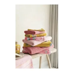 PIP Studio Soft Zellige Håndklæde B 55 x L 100 cm - Bomuld - Pink