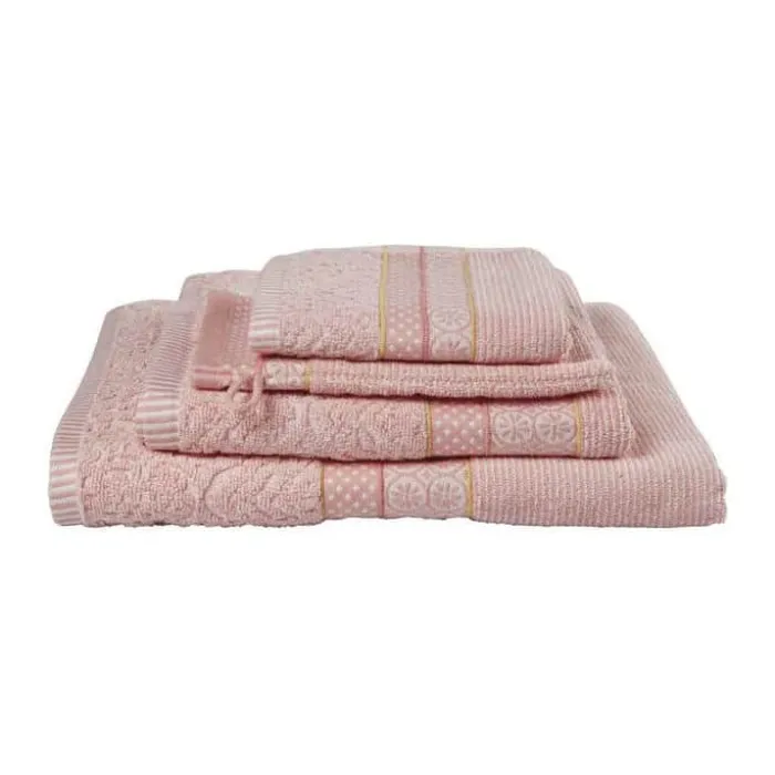 PIP Studio Soft Zellige Håndklæde B 55 x L 100 cm - Bomuld - Pink