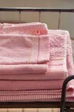 PIP Studio Soft Zellige Håndklæde B 55 x L 100 cm - Bomuld - Pink
