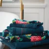 PIP Studio Soft Zellige Håndklæde B 55 x L 100 cm - Bomuld - Marine