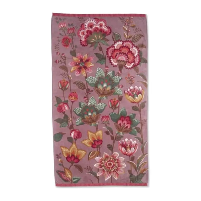 PIP Studio Sunny Side Up Badehåndklæde B 100 x L 180 cm - Bomuld - Pink
