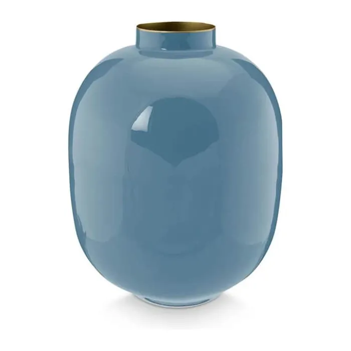 PIP Studio Vase H 32 cm - Metal - Blue