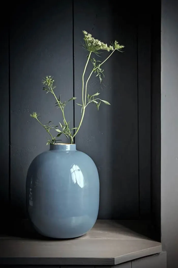 PIP Studio Vase H 32 cm - Metal - Blue