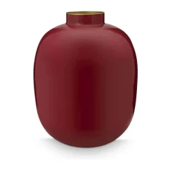 PIP Studio Vase H 32 cm - Metal - Dark red