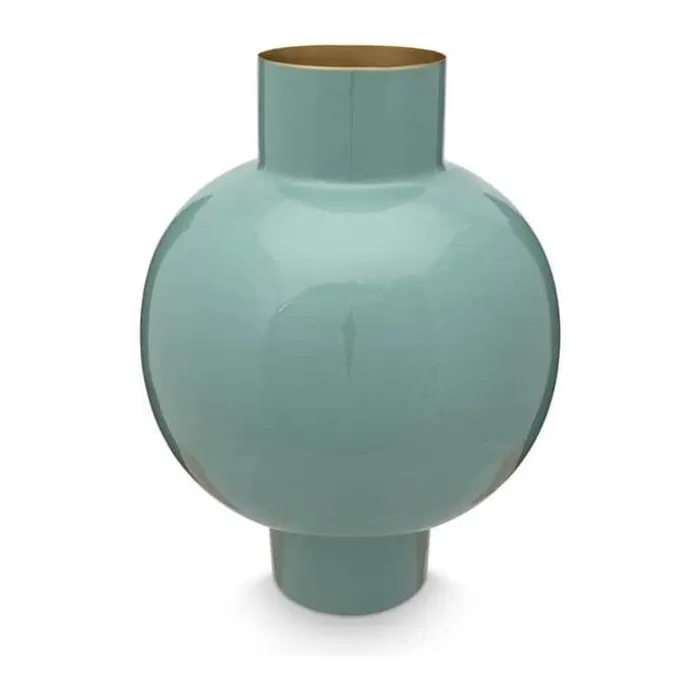 PIP Studio Vase H 42 cm - Metal - Soft Green