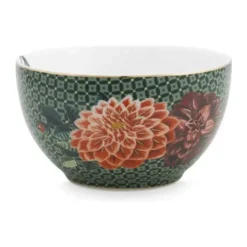 PIP Studio Winter Wonderland Skål Ø 9,5 cm - Porcelæn - Mørk grøn