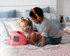Planet Buddies Hovedtelefoner Børnesikret - Tiger plys