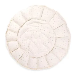 Play&Go Babynest Legemåtte Ø 130 cm - Økologisk bomuld - Beige