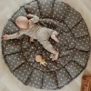 Play&Go Babynest Legemåtte Ø 130 cm - Økologisk bomuld - Grøn