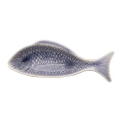 Point Virgule Fiskefad B 6,9 x H 3,5 x L 18,3 cm - Keramik - Blå