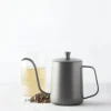 Point Virgule Te- og kaffekande 600 ml - Rustfrit stål - Mat sort