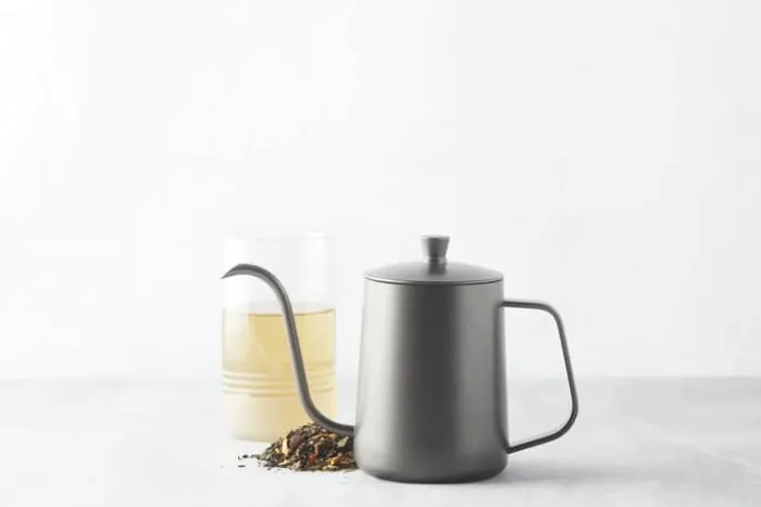 Point Virgule Te- og kaffekande 600 ml - Rustfrit stål - Mat sort