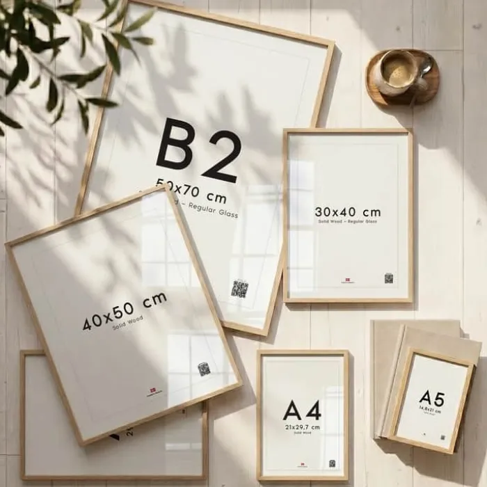 Poster&Frame Billedramme B 50 x L 50 cm - Træ - Egetræ