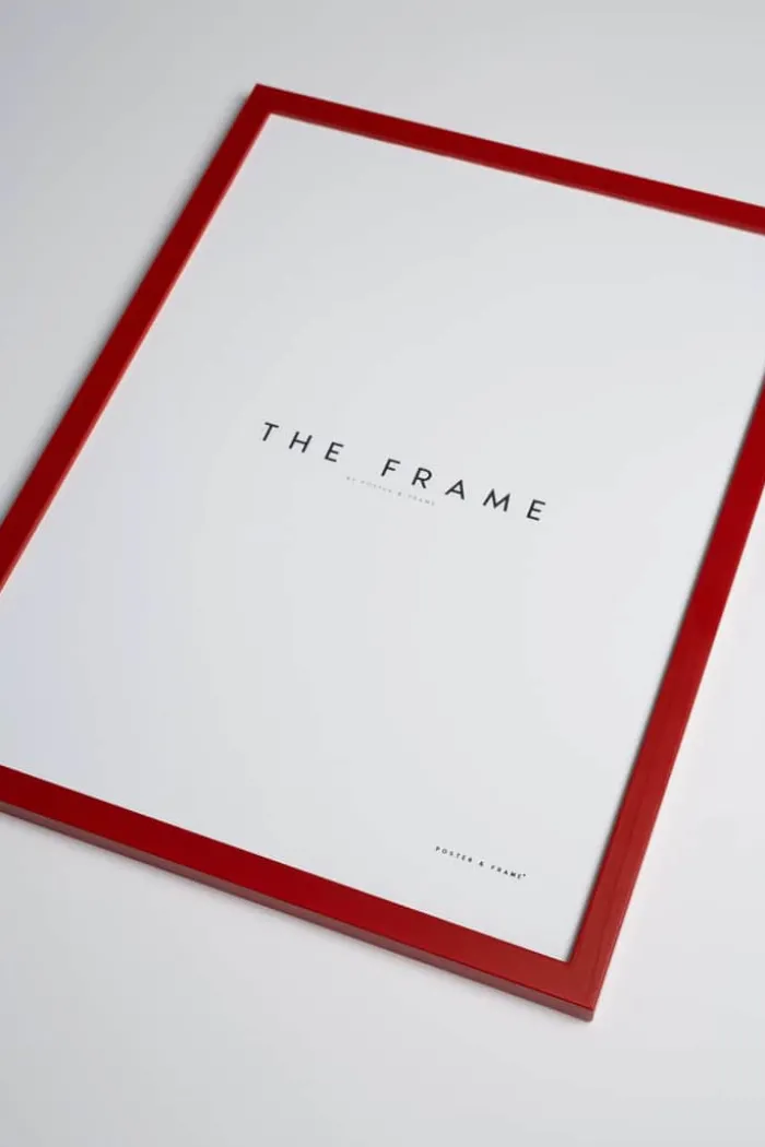 Poster&Frame Billedramme B 70 x L 100 cm - Træ - Rød