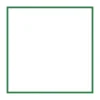 Poster&Frame Billedramme B 50 x L 50 cm - Træ/glas - Grøn