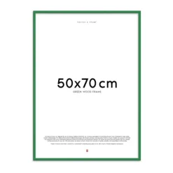 Poster&Frame Billedramme B 50 x L 70 cm - Træ/glas - Grøn