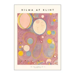 Poster&Frame Hilma af Klint Plakat - The ten largest no. 08 B 27,9 x L 42 cm - Papir - Rosa