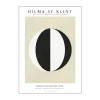 Poster&Frame Hilma af Klint Plakat B 30 x L 40 cm - Papir - Sort/hvid