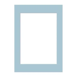 Poster&Frame Passepartout B 50 x L 70 cm - Papir - Lyseblå