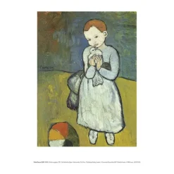 Poster&Frame Picasso plakat - Enfant au Pigeon B 30 x L 40 cm - Papir