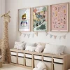 Poster&Frame Plakat - ABC B 29,7 x L 42 cm - Papir - Lyserød