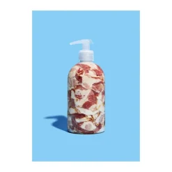 Poster&Frame plakat - Bacon dispenser B 70 x L 100 cm - Papir - Blå/brun