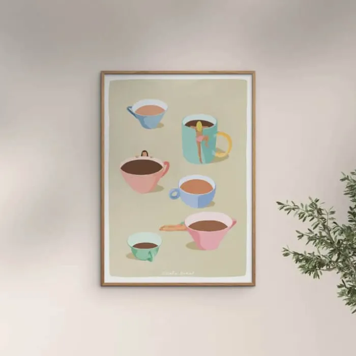 Poster&Frame Plakat - Coffee ladies B 30 x L 40 cm - Papir