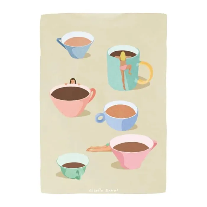 Poster&Frame Plakat - Coffee ladies B 30 x L 40 cm - Papir