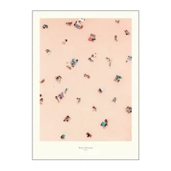 Poster&Frame Plakat - Distance B 50 x L 70 cm - Papir - Rosa