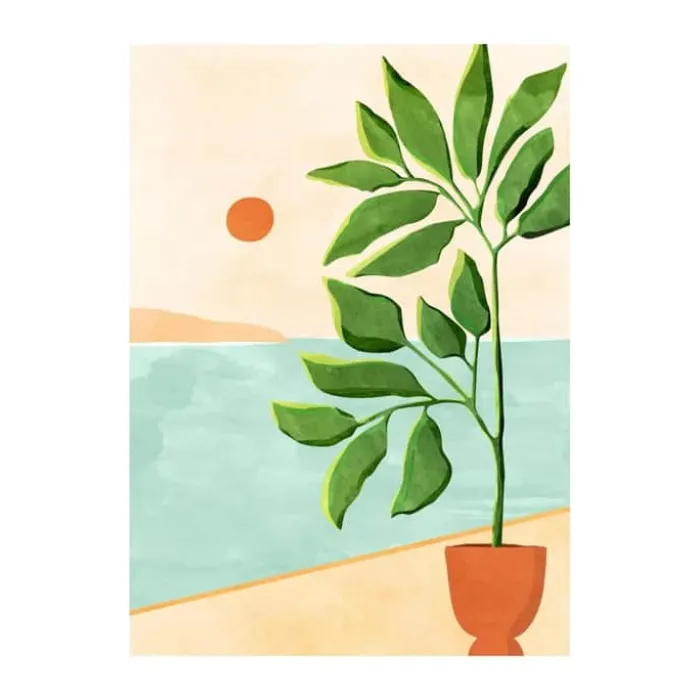 Poster&Frame Plakat - Escape to the coast B 21 x L 29,7 cm - Papir