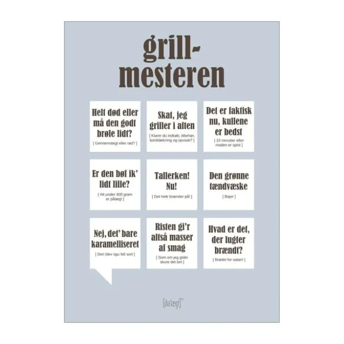 Poster&Frame Plakat - Grillmesteren B 21 x L 29,7 cm - Papir