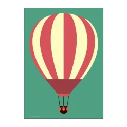 Poster&Frame Plakat - Hot Air B 30 x L 40 cm - Papir - Multifarvet