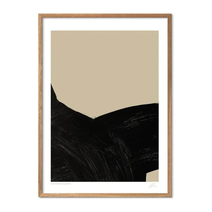 Poster&Frame Plakat - Intuition Collection 01 B 29,7 x L 42 cm - Papir - Sort
