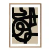 Poster&Frame Plakat - Intuition Collection 06 B 29,7 x L 42 cm - Papir - Sort