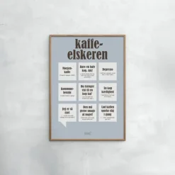 Poster&Frame Plakat - Kaffeelskeren B 21 x L 29,7 cm - Papir