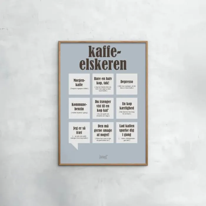 Poster&Frame Plakat - Kaffeelskeren B 21 x L 29,7 cm - Papir