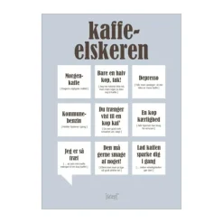 Poster&Frame Plakat - Kaffeelskeren B 21 x L 29,7 cm - Papir