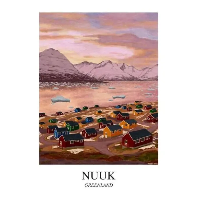 Poster&Frame Plakat - Nuuk B 30 x L 40 cm - Papir