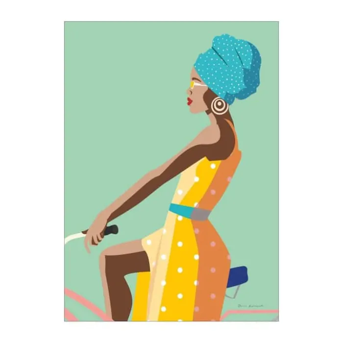 Poster&Frame Plakat - Summer girl B 21 x L 29,7 cm - Papir
