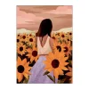 Poster&Frame Plakat - Sunflower Evenings B 30 x L 40 cm- Papir - Multifarvet