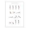 Poster&Frame plakat - Sun salutation a woman B 50 x L 70 cm - Papir