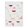 Poster&Frame Plakat - Tid Til Vin B 29 x L 42,7 cm- Papir - Multifarvet