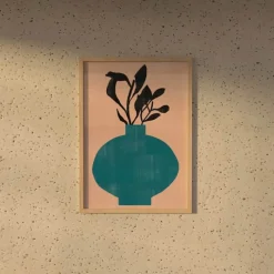 Poster&Frame Plakat - Vase No. 8 B 30 x L 40 cm- Papir - Multifarvet
