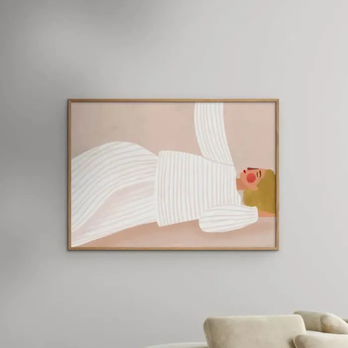 Poster&Frame Plakat - Women in the white B 50 x L 70 cm - Papir
