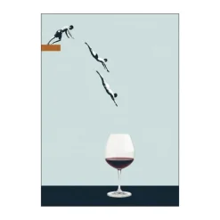 Poster&Frame Plakat - Your best friends forget you get old B 30 x L 40 cm- Papir - Multifarvet