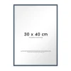 Poster&Frame Spejl H 40 x B 30 cm - Træ/glas - Indian Teal