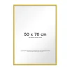 Poster&Frame Spejl H 70 x B 50 cm - Træ/glas - Gul
