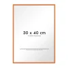 Poster&Frame Spejl H 40 x B 30 cm - Træ/glas - Orange