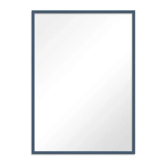 Poster&Frame Spejl H 100 x B 70 cm - Træ/glas - Indian Teal